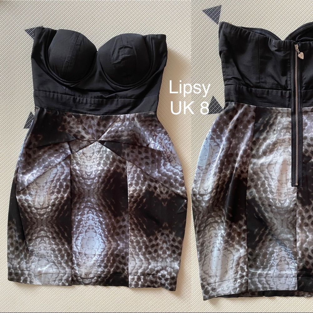 Lipsy strapless tulip dress